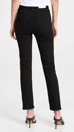 Discount 🤩 RE/DONE 70s Straight Leg Comfort Stretch 👖 Jeans Black 💯 -BAUM UND PFERDGARTEN SHOP redon306861cd2d 1660760328097 2 0. UX540 . QL90
