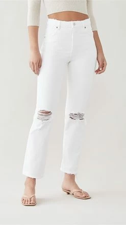 New 🛒 Rolla's Original Straight 👖 Jeans Layla White 😍