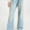 New 🤩 R13 Damon Pleated Wide Leg 👖 Jeans Lennon Blue 🌟