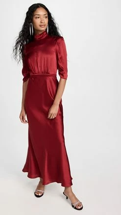 Best deal ๐ Saloni Adele ๐ Dress Garnet Red ๐