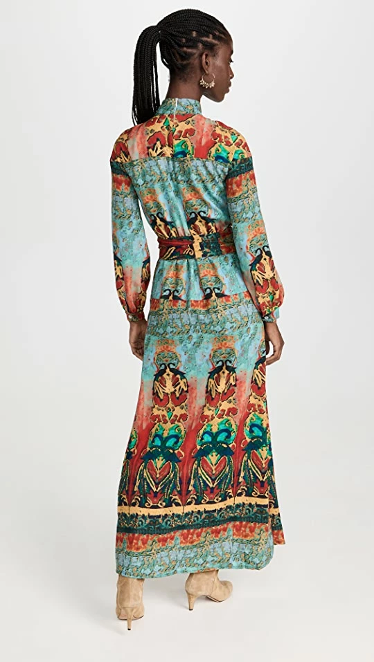 Coupon โจ Stella Jean Mock Neck Maxi ๐ Dress Red/Blue Multi ๐ 4 Coupon โจ Stella Jean Mock Neck Maxi ๐ Dress Red/Blue Multi ๐ - Image 2