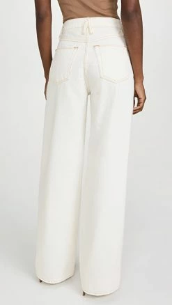 Flash Sale ✨ SLVRLAKE Eva Super Wide 👖 Jeans Natural White 🎁 -BAUM UND PFERDGARTEN SHOP slvrl3014712184 1656443966548 2 0. UX540 . QL90