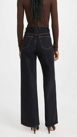 New ⌛ SLVRLAKE Eva Super Wide 👖 Jeans Night Flight 🤩 -BAUM UND PFERDGARTEN SHOP slvrl3015328533 1666193041649 2 0. UX540 . QL90