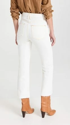 Cheapest 🛒 SLVRLAKE Frankie Double Yoke 👖 Jeans Natural White ⭐ -BAUM UND PFERDGARTEN SHOP slvrl3016112184 1663868702710 2 0. UX540 . QL90