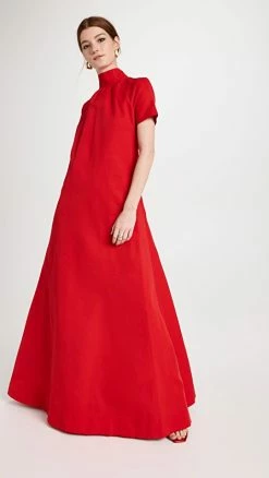 Hot Sale ๐ STAUD Ilana ๐ Dress Poinsettia ๐