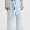 Coupon 💯 Stella McCartney Belted Wide Leg Denim 👖 Jeans Stella Dark Blue 😀
