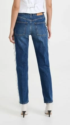 Discount 🎁 Stella McCartney Vintage Fringe Straight Leg 👖 Jeans Vintage Dark 🤩 -BAUM UND PFERDGARTEN SHOP stela2188060023 1659019326588 2 0. UX540 . QL90