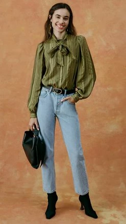 Coupon 🧨 Still Here Tate Crop Original Vintage Blue 👖 Jeans 🌟