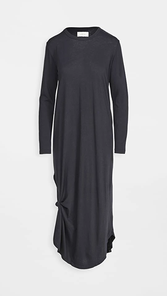 Hot Sale ๐ฅฐ THE GREAT. Long Sleeve Side Knot ๐ Dress Almost Black ๐ฏ 3 Hot Sale ๐ฅฐ THE GREAT. Long Sleeve Side Knot ๐ Dress Almost Black ๐ฏ