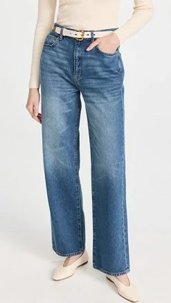 Top 10 🥰 Triarchy Ms. Keaton High Rise Baggy 👖 Jeans Vintage Medium Indigo 💯