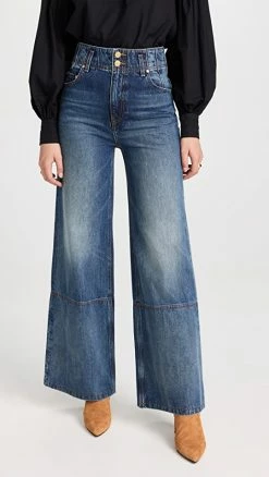 Wholesale ⌛ Ulla Johnson The Margot 👖 Jeans Danube Dark Indigo Wash 🛒