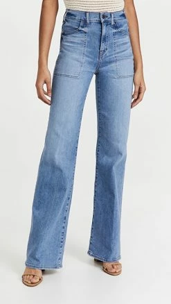Best deal ⭐ Veronica Beard Jean Crosbie Wide Leg 👖 Jeans Amethyst 🛒