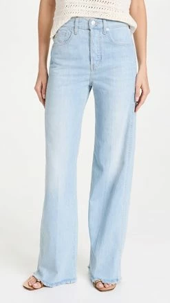 Cheapest ⭐ Veronica Beard Jean Taylor High Rise Wide Leg 👖 Jeans Aire ❤️