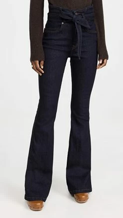 Flash Sale 😍 Veronica Beard Jean Sheridan 👖 Jeans With Notch Waistband Indigo 🧨