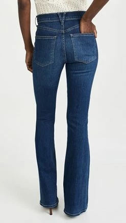 Budget 😍 Veronica Beard Jean Beverly High Rise Skinny Flare 👖 Jeans Bright Blue 🌟 -BAUM UND PFERDGARTEN SHOP vbeac3048012510 1657034929308 2 0. UX540 . QL90